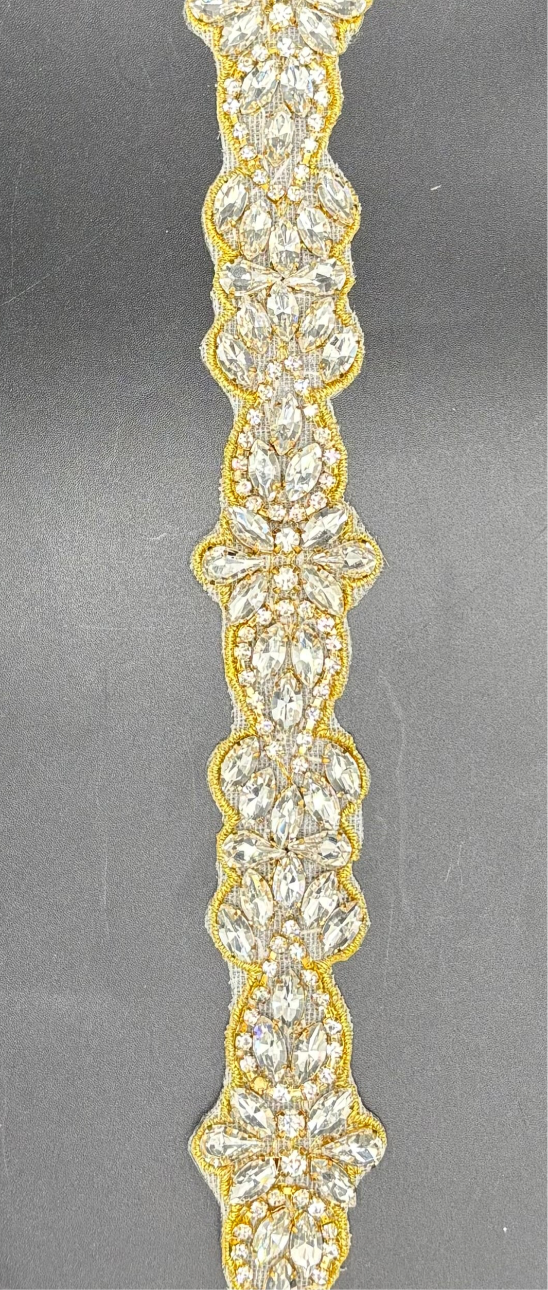 Emma's Yardage handmade rhinestone trim in assorted colors