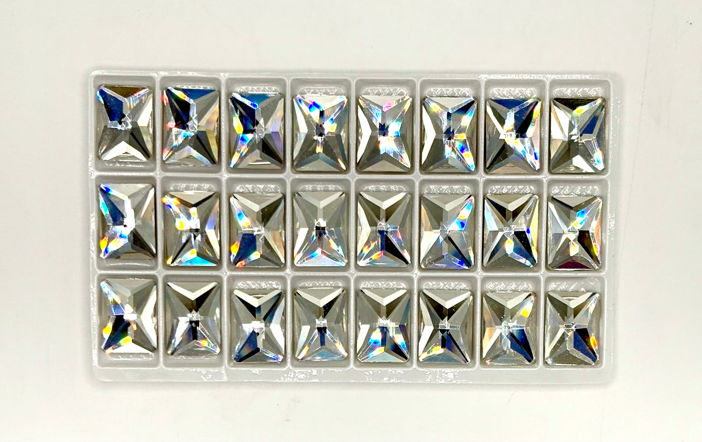 18*13mm - Rectangle Shape - Flat Back Stones