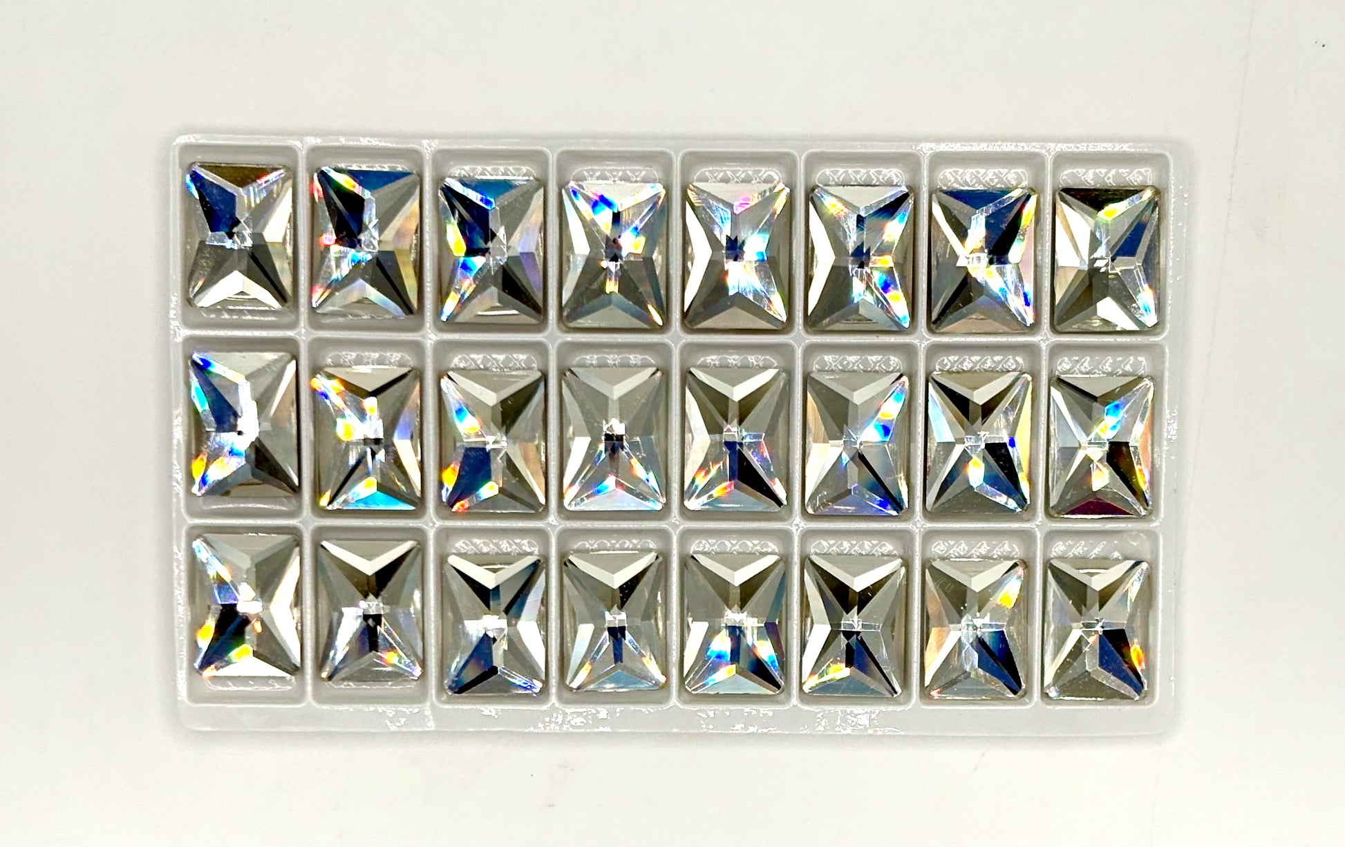 18*13mm - Rectangle Shape - Flat Back Stones
